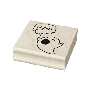 Boo Ghost Gummistempel