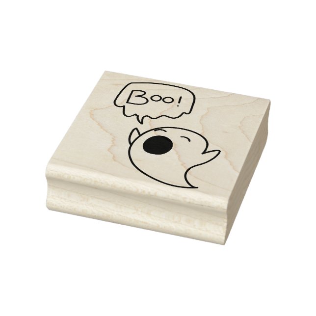 Boo Ghost Gummistempel (Stempel)
