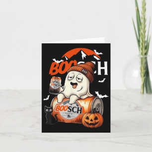 Boo Ghost Halloween Bier Party trinken Spooky Sea Karte