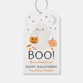 BOO Ghost Halloween Leckerei Geschenkanhänger
