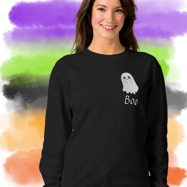 Boo Ghost Halloween Sweatshirt (Von Creator hochgeladen)