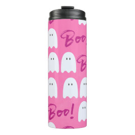 Boo Ghost isoliertes Halloween 12 oz ThermalTumble Thermosbecher