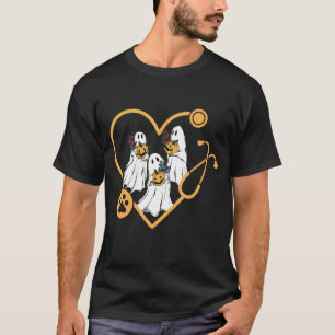 Boo Ghost Spooky Tierarzt T-Shirt