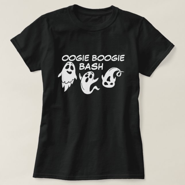 Boo-Gie Monster T - Shirt - Spooky Dance Party T-S (Design vorne)