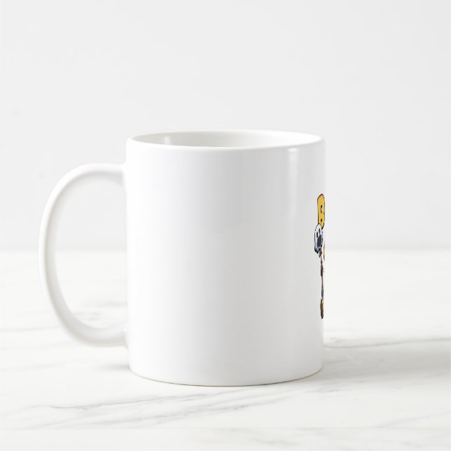 Boo Giraffe Halloween Ghost Giraffe _1 Kaffeetasse (Links)