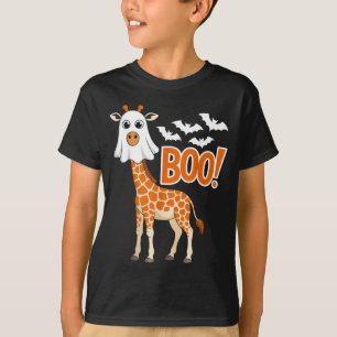 Boo-Giraffen-Kostüm lustige Tierliebhaber Hallowee T-Shirt