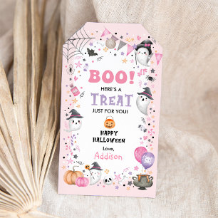 BOO! Girl Halloween Girl Party Leckerei Geschenkanhänger