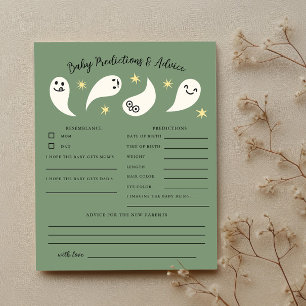 Boo Green Baby Shower Baby Vorhersagen & Ratschläg