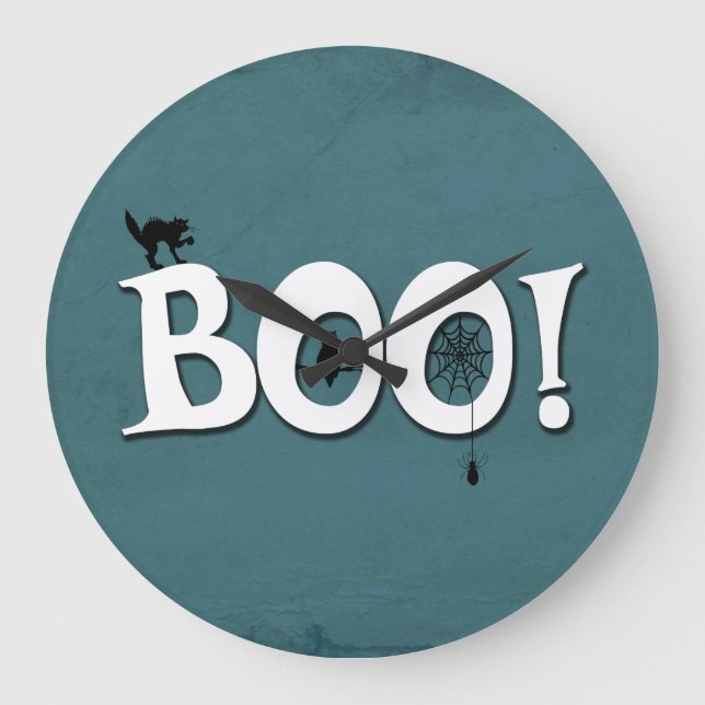 Boo! Große Wanduhr (Vorderseite)