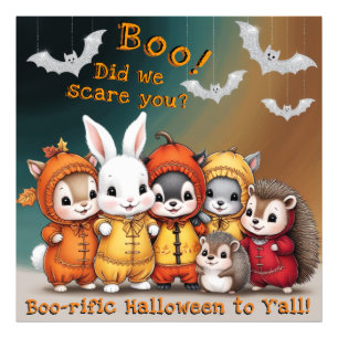 Boo! Haben wir dich besorgt? boorifische Halloween Fotodruck