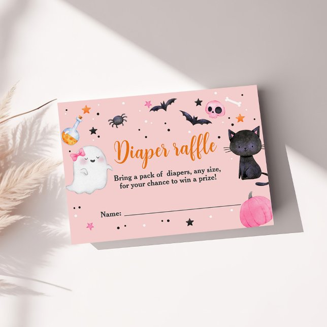 Boo Halloween Baby Shower Windschutzscheibe Mitteilungskarte (Von Creator hochgeladen)