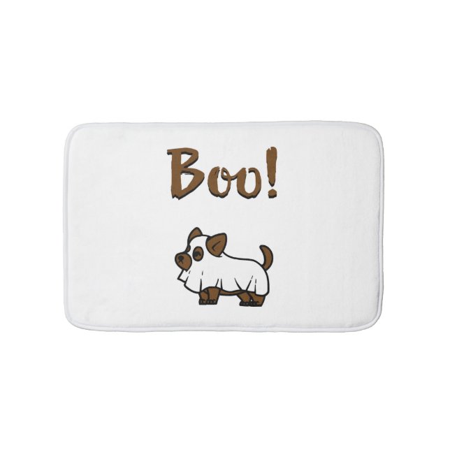 Boo Halloween Badematte (Vorderseite)