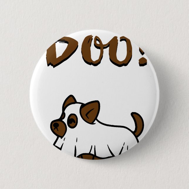 Boo Halloween Button (Vorderseite)