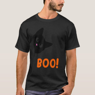 Boo Halloween Cat Kostüm Halloween Black Cat Todd T-Shirt