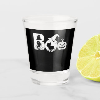 Boo Halloween Costume Französisch Bulldog Geschenk Schnapsglas
