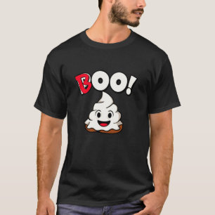 Boo - Halloween-Feiertag Süßer Poo in Geisterkostü T-Shirt
