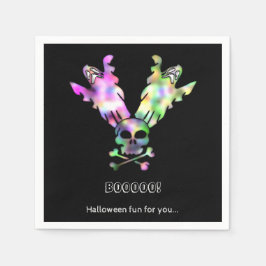 Boo! Halloween Fun Paper Napkins Serviette