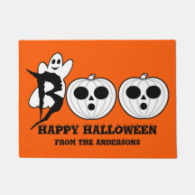 BOO! Halloween Ghost Doormat