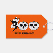 Boo! Halloween Ghost-Gift-Tag