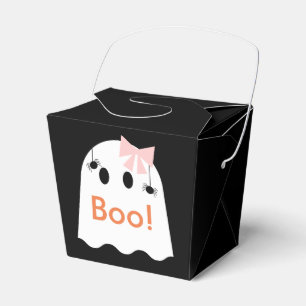 Boo! Halloween Ghost GIrl Black Fevor Geschenkboxe Geschenkschachtel