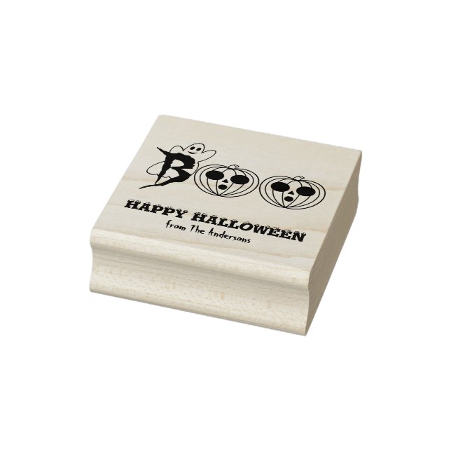 BOO! Halloween Ghost Pumpkins Gummistempel (Stempel)