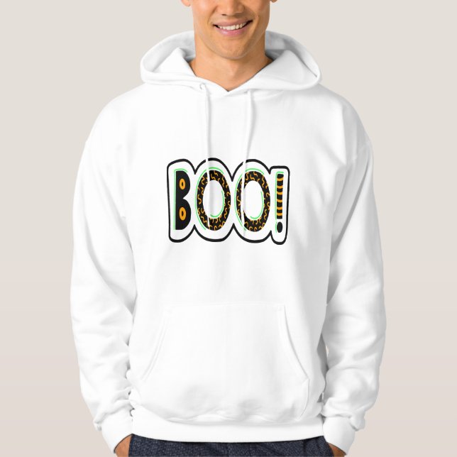 BOO Halloween Hoodie (Vorderseite)