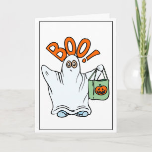 Boo! - Halloween-Karte Karte