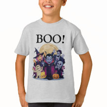Boo! Halloween Kids Shirt. Spooky Kids Shirt