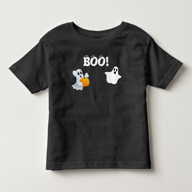 Boo Halloween Kleinkind T-shirt (Vorderseite)