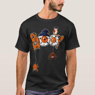 Boo Halloween Kostümspinnen, Geister, Pumpkin & W T-Shirt