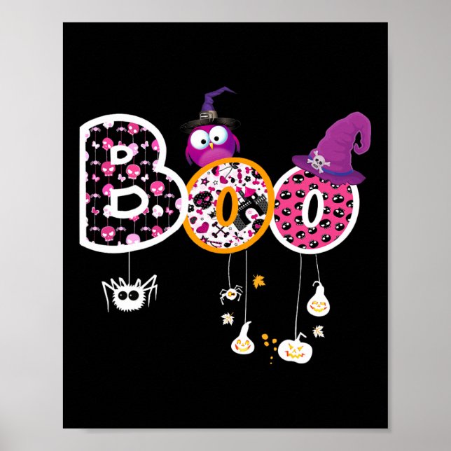 Boo Halloween Kostümspinnen Poster (Vorne)