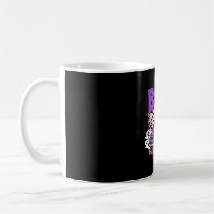 Boo Halloween Lila LKW Geist und Kürbisse Desi Kaffeetasse