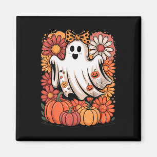 Boo Halloween Niedlich Ghost Girly Coquette Bow He Magnet