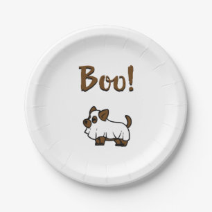 Boo Halloween Pappteller