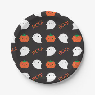 Boo! Halloween Pappteller