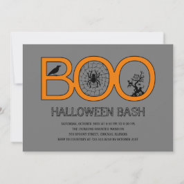 Boo! Halloween-Party-Einladung Einladung