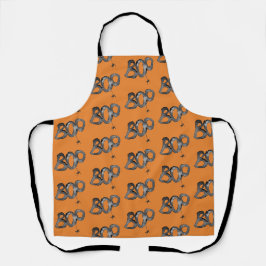 BOO! Halloween Pattern Schürze
