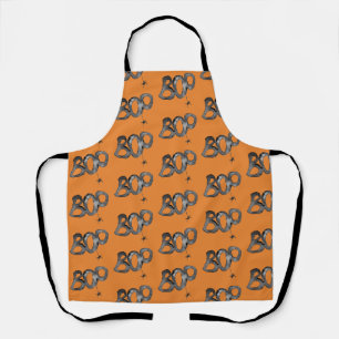 BOO! Halloween Pattern Schürze