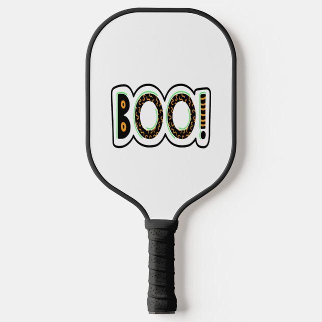 BOO Halloween Pickleball Schläger (Vorderseite)