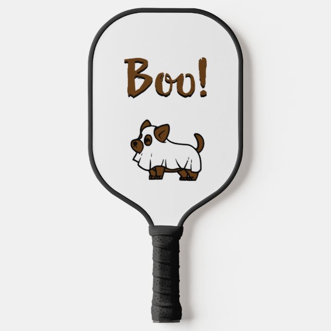 Boo Halloween Pickleball Schläger (Vorderseite)