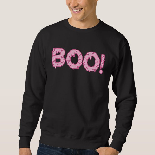 Boo Halloween Pink Sweatshirt (Vorderseite)