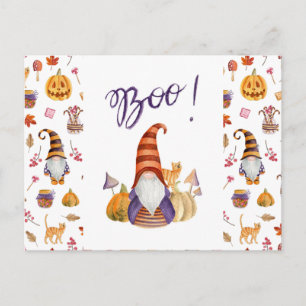 Boo Halloween Postkarte
