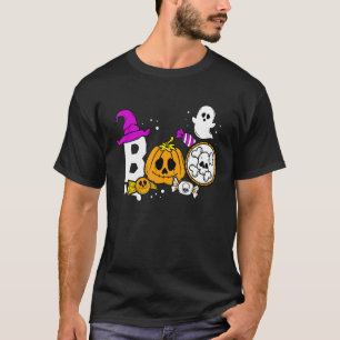 Boo Halloween Pumpkin Karneval Halloween-Party 4 T-Shirt
