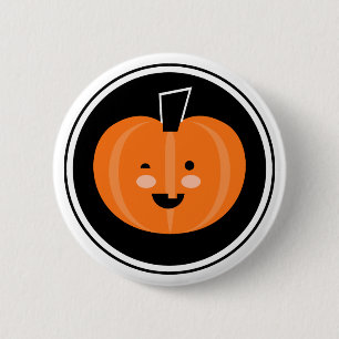 Boo! Halloween Pumpkin Pinback Button