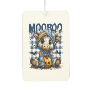 Boo Halloween Spooky Highland Cow Autolufterfrischer
