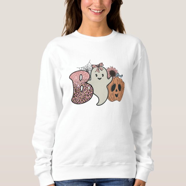 Boo Halloween Sweatshirt (Vorderseite)