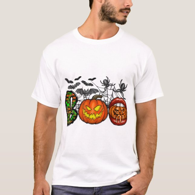 Boo Halloween T-Shirt (Vorderseite)