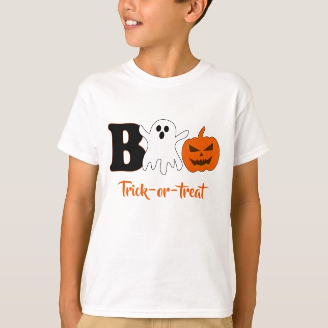 Boo Halloween T - Shirt (Vorderseite)