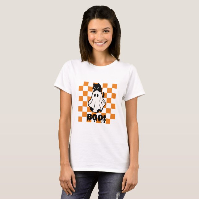 Boo! Halloween-T - Shirt (Vorne ganz)