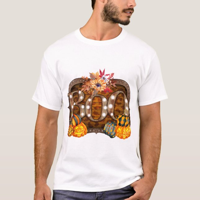 Boo Halloween T-Shirt (Vorderseite)